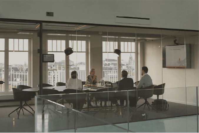 U-turn office meeting